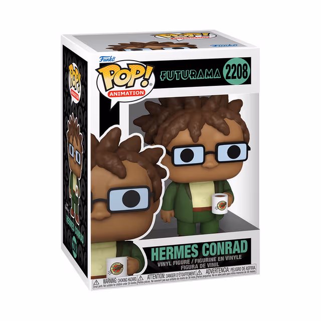 Funko! - Funko POP Vinyl Futurama S5 Hermes w/Mug