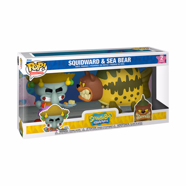 Funko! - Funko POP 2PK SB SP S5 Squidward & Sea Bear 2PK - Figur