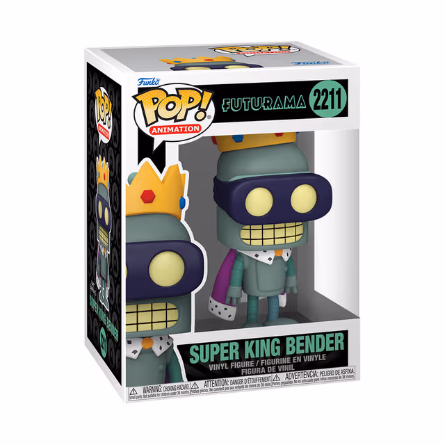 Funko! - Funko POP Vinyl Futurama S5 Super King Bender