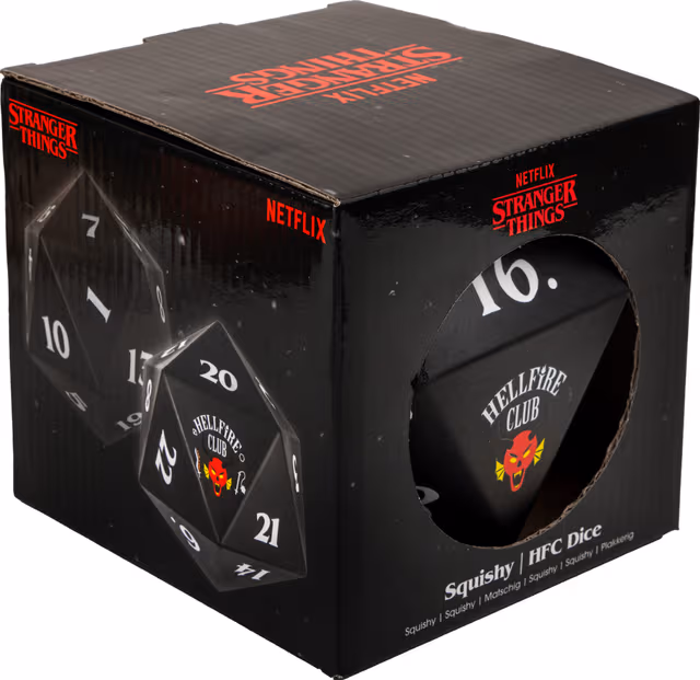 Cinereplicas Stranger Things Squishy Hellfire Club tärningar
