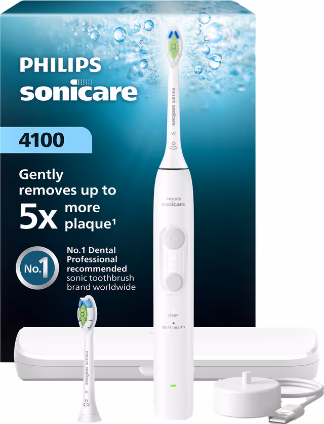 Philips Sonicare 4000 Series elektrisk tandborste HX404441 (Vit)