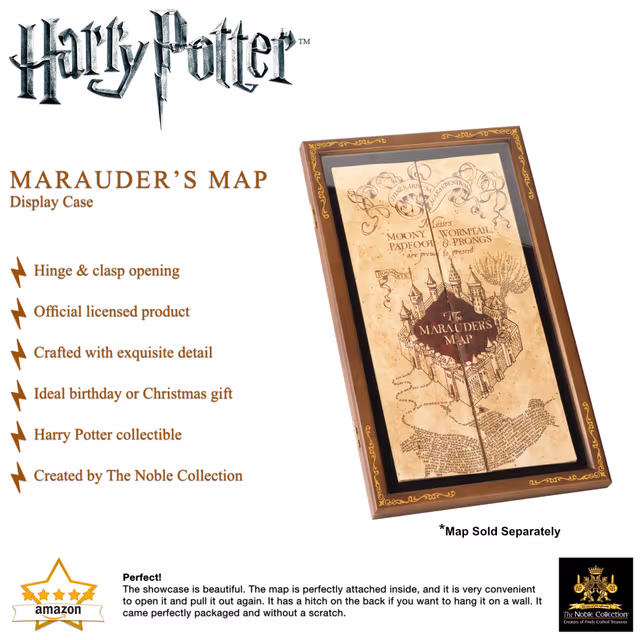 Noble Collection Harry Potter Marauders karta displaymonter