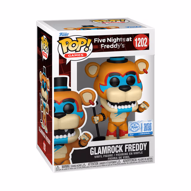 Funko! - Funko POP Vinyl Exclusive FNAF Glamrock Freddy