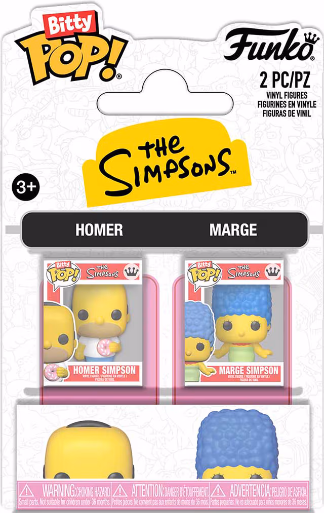 Funko! - Funko Bitty POP 2PK Simpsons H & M - Figur
