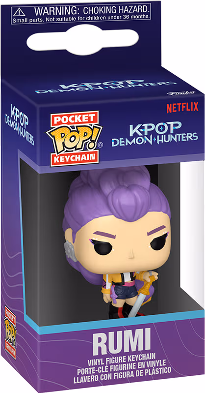 Funko KPop Demon Hunters nyckelring (Rumi)