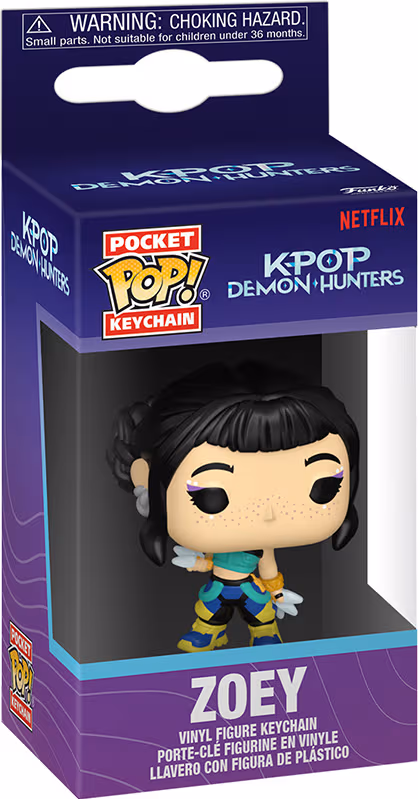Funko KPop Demon Hunters nyckelring (Zoey)