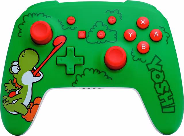 PowerA trådlös handkontroll för Nintendo Switch - Hungriga Yoshi