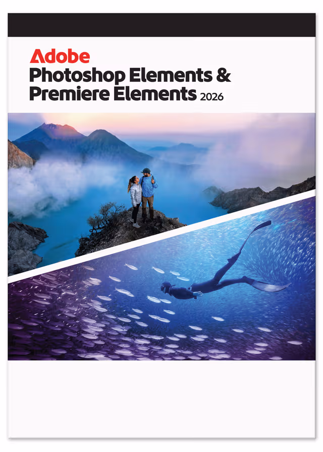Adobe Photoshop 2026 & Premiere Elements 2026 - PC Windows,Mac OSX