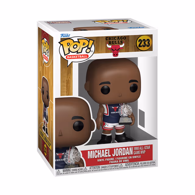 Funko! - Funko POP Vinyl Bulls Michael Jordan 1998 ASG MVP - Figur