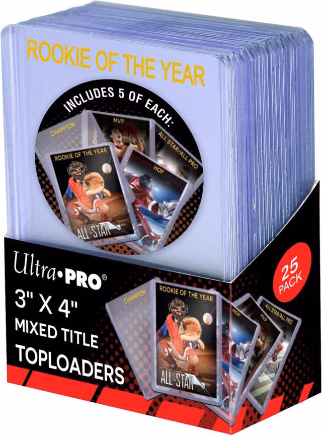 Panini 3 x 4" Mixed Title toploader (25-pack)