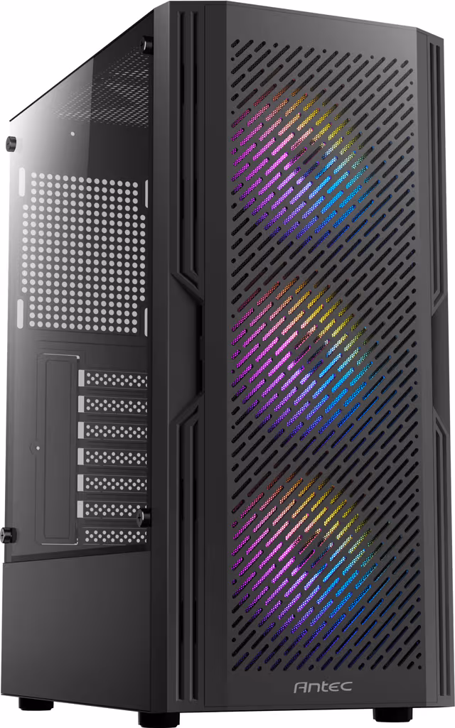 Antec AX Series AX20 - Chassi - Tower - Svart