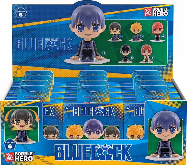 YuMe Blue Lock Bobble Hero Blind Box actionfigur
