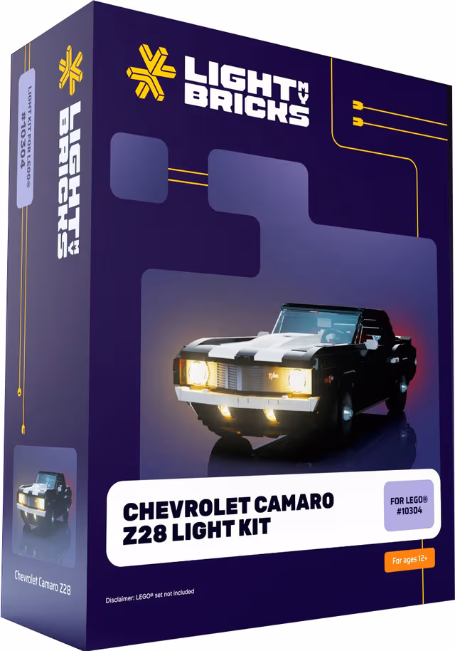 Light My Bricks™ Chevrolet Camaro Z28 ljuskit