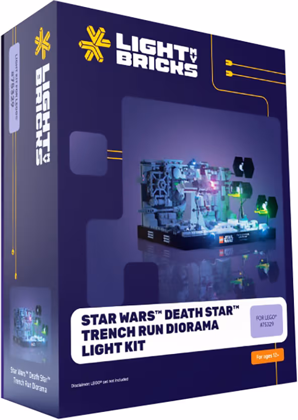 Light My Bricks™ Star Wars Death Star Trench ljussats