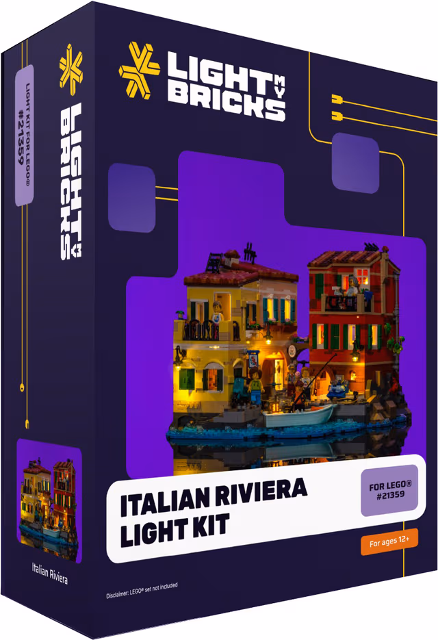 Light My Bricks™ Italienska Rivieran ljuskit