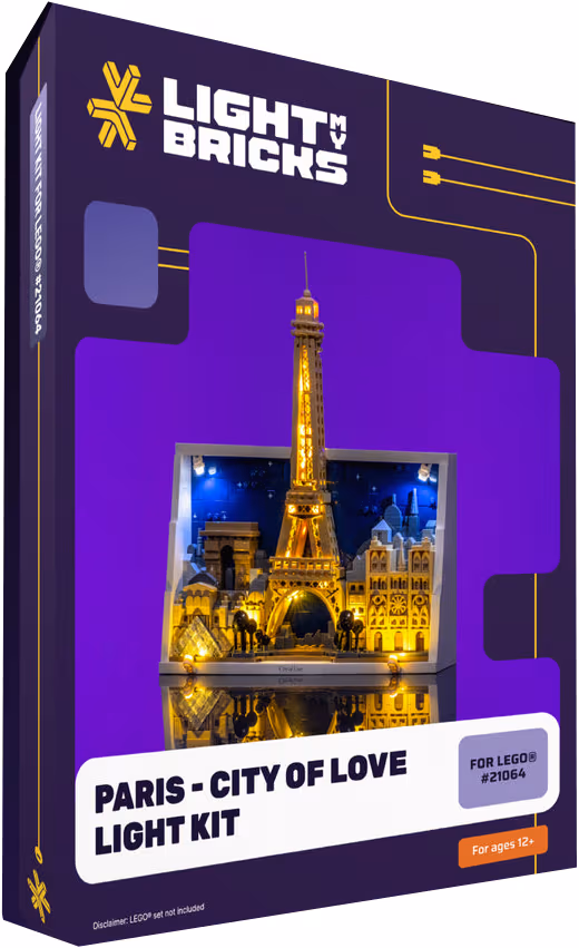 Light My Bricks™ Paris - Kärlekens stad ljuskit