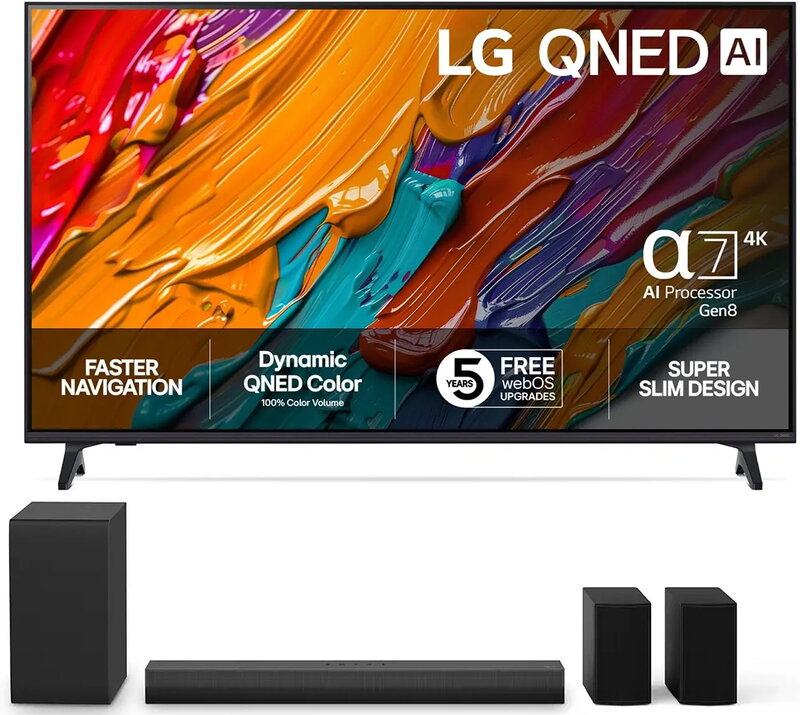 LG 65'' 65QNED7EA6B + LG Soundbar NS40TR