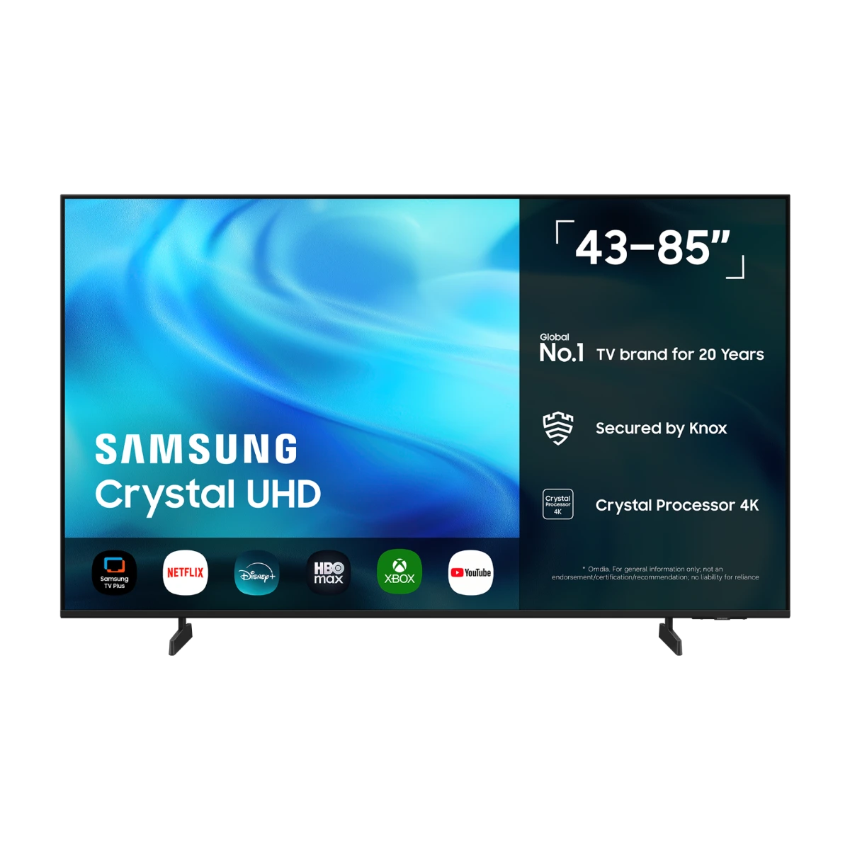 Samsung 43" 4K LED TV 2026 - TU43U8075HUXNA