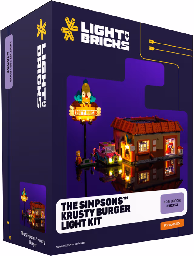 Light My Bricks™ The Simpsons Krusty Burger ljuskit