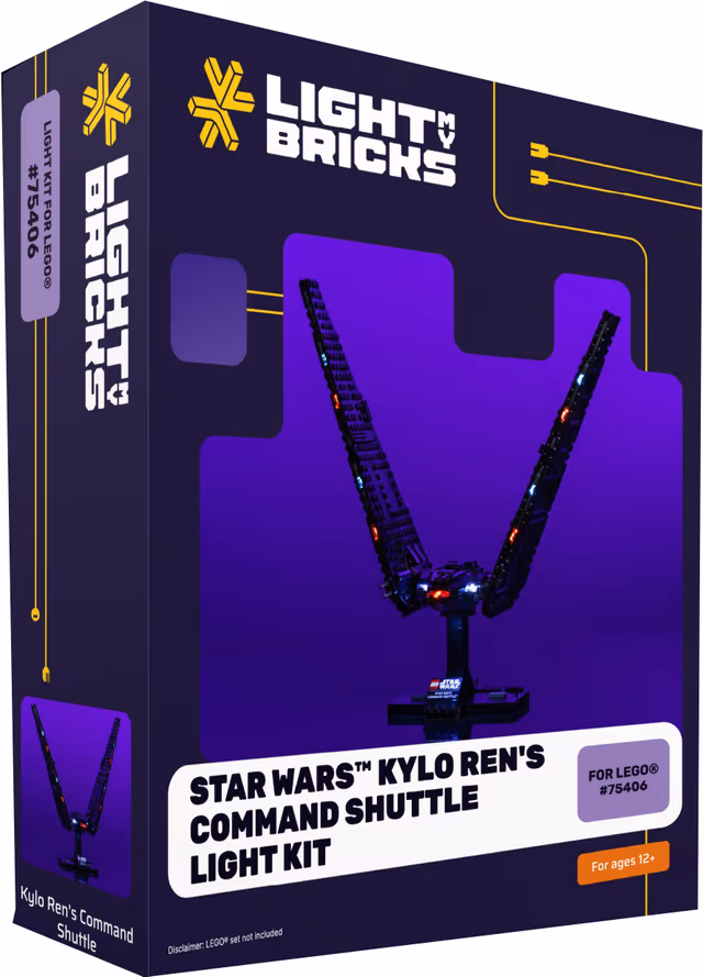 Light My Bricks™ Star Wars Kylo Ren skyttel ljuskit