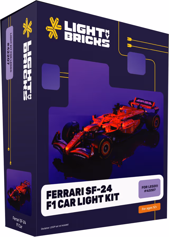 Light My Bricks™ Ferrari SF-24 F1 ljuskit