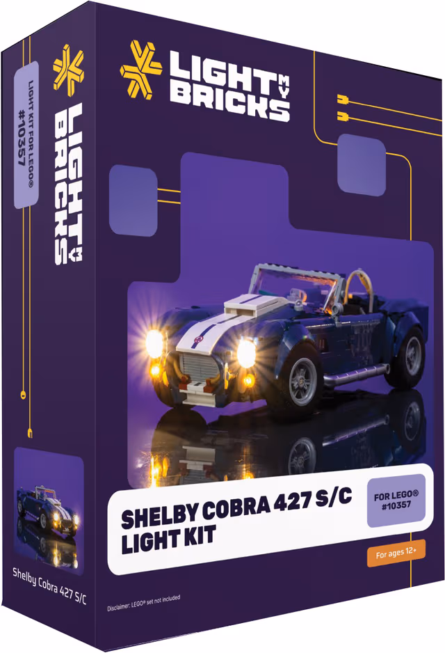 Light My Bricks™ Shelby Cobra 427 ljuskit