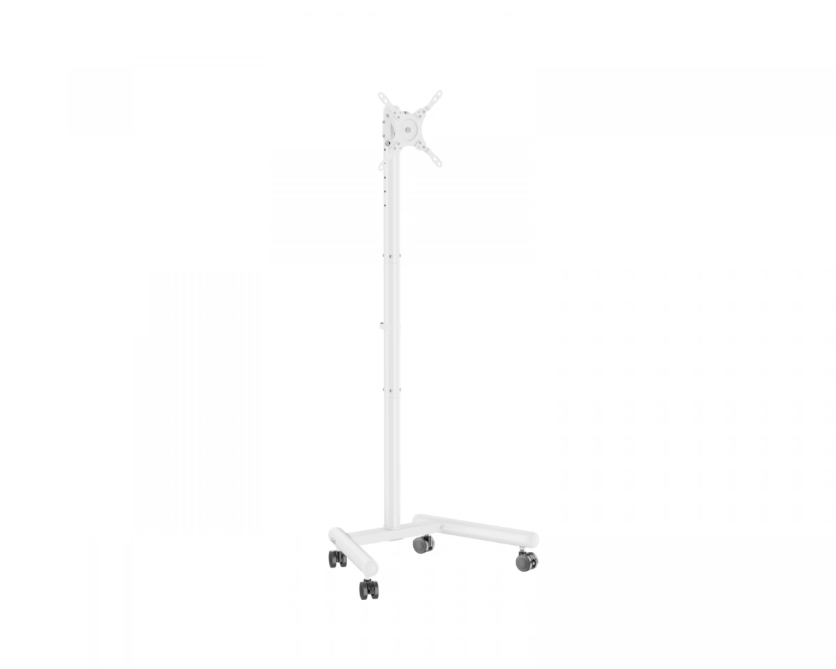 MaxMount Kompakt TV-stativ med hjul 13”-50” - Vit