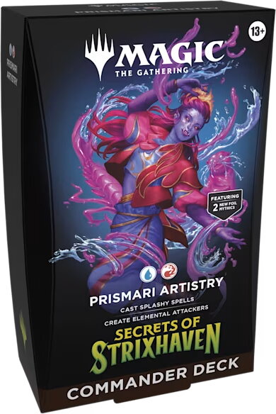 Magic the Gathering: Secrets of Strixhaven Prismari Artistry Commander Deck