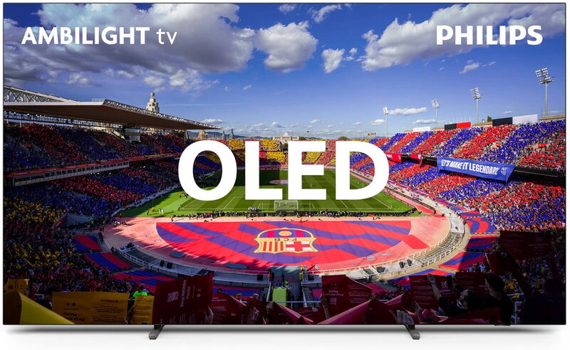Philips 77" 77OLED808/12 / 4K / OLED / 120 Hz / Ambilight / Google TV (Fyndvara - Klass 1)