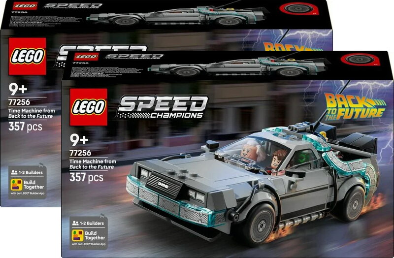 LEGO Speed Champions Tidsmaskinen från Tillbaka till framtiden 77256 - 2 Pack