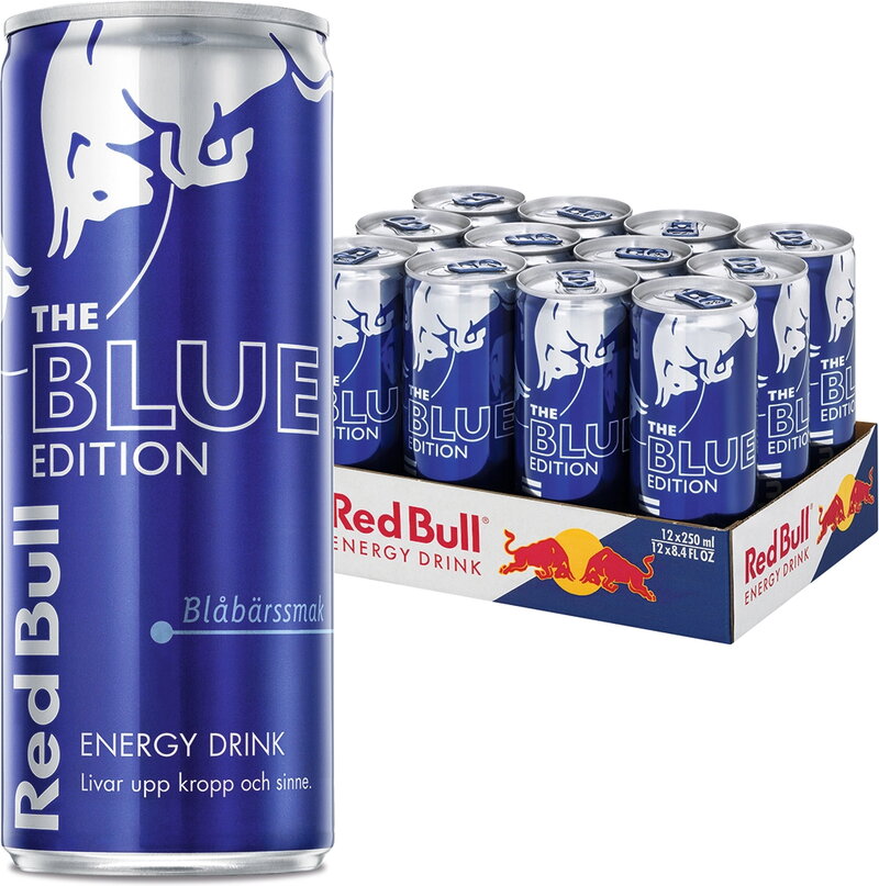 Red Bull Blue Edition 12-pack (25cl)