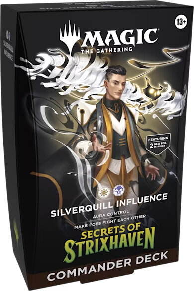 Magic the Gathering: Secrets of Strixhaven Silverquill Influence Commander Deck