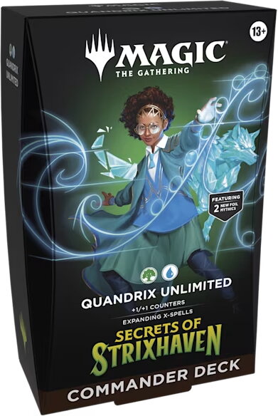 Magic the Gathering: Secrets of Strixhaven Quandrix Unlimited Commander Deck