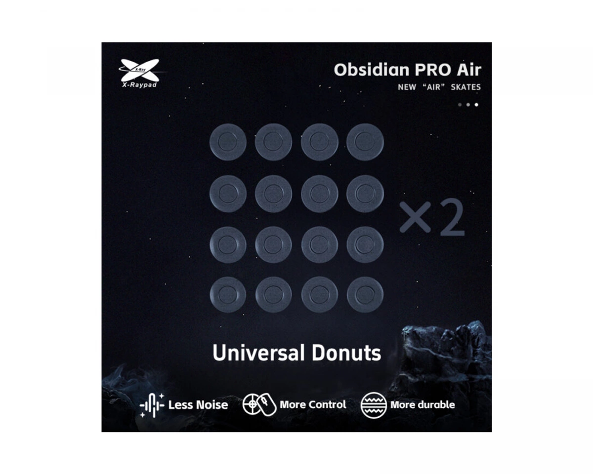X-raypad Obsidian Air Pro Mouse Skates - Universal Donuts