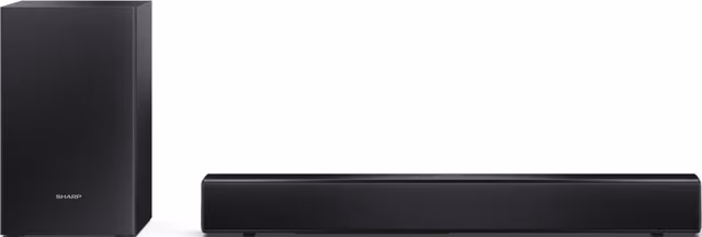 SHARP HT-SBW121 Compact 2.1 Soundbar med trådlös Subwoofer