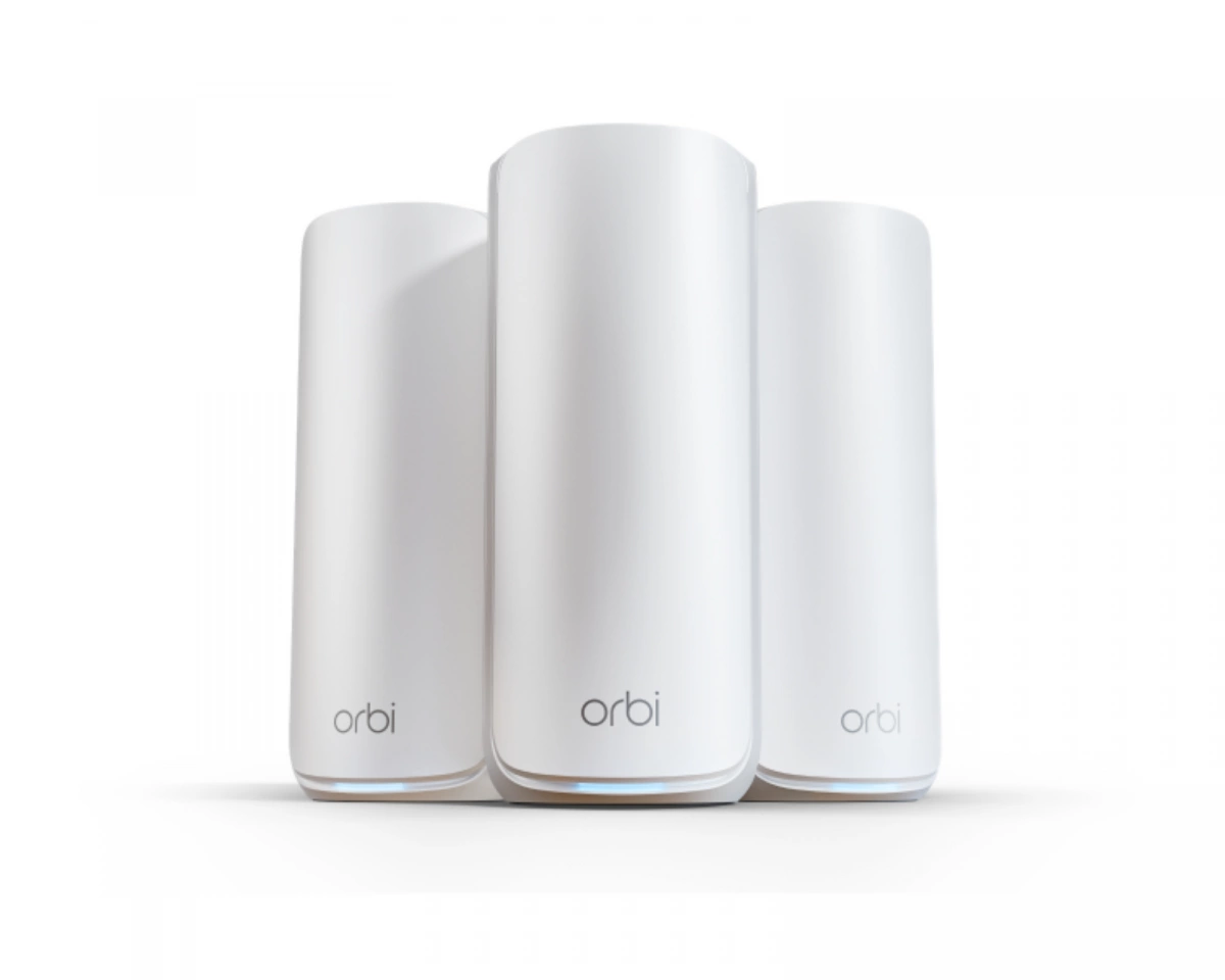 Netgear Orbi 870 Series Tri-Band WiFi 7 Mesh 3-Pack - Vit