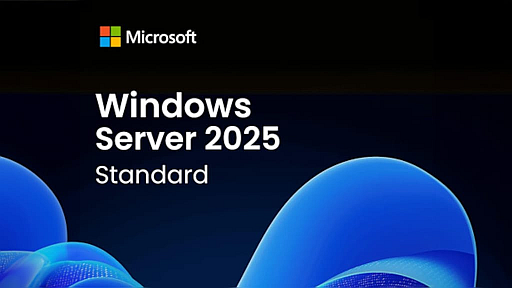 Microsoft Windows Server 2025 Standard, DVD, 24-Core, OEM 64-bit, engelsk