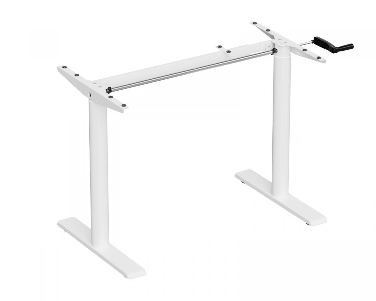 MaxMount Desk Frame - Höj och Sänkbart Underrede - Vit
