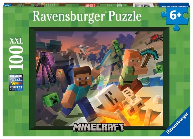 MINECRAFT Pussel - Monster MINECRAFT (100 XXL bitar) (PEG3333)