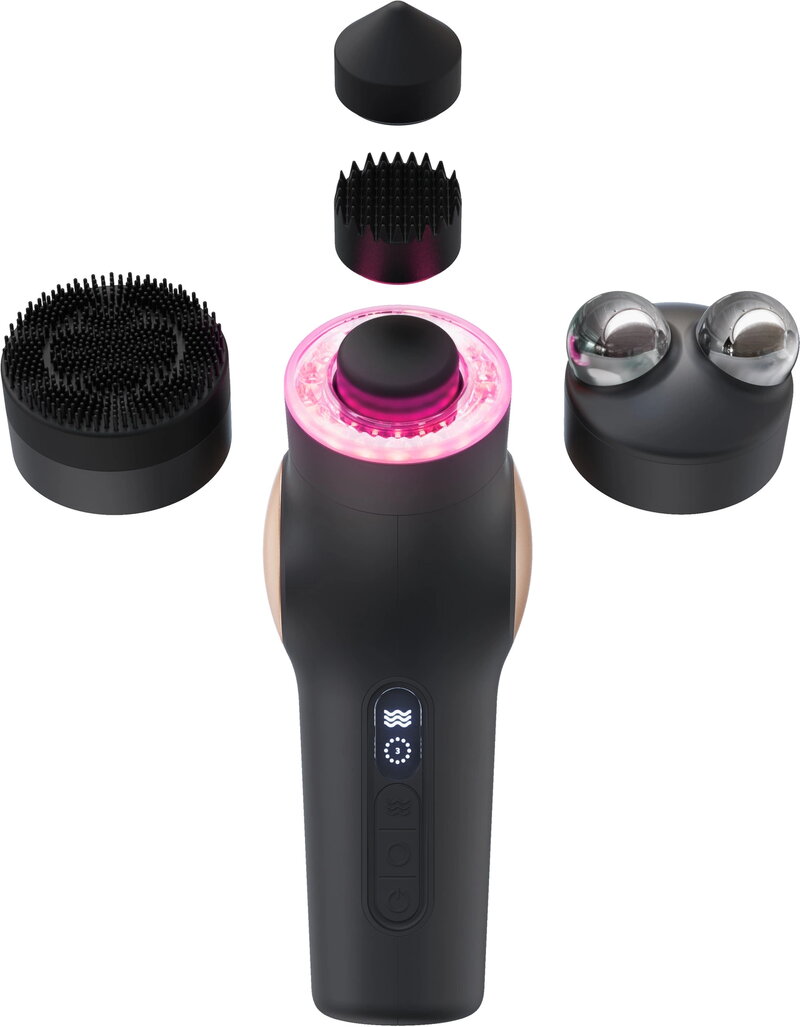Therabody TheraFace PRO med gel - Svart